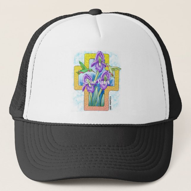 Iris Cross christian hat (Front)