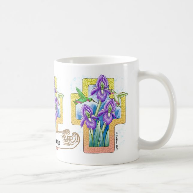 Iris Cross christian mug (Right)