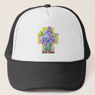 Iris Cross Trucker Hat