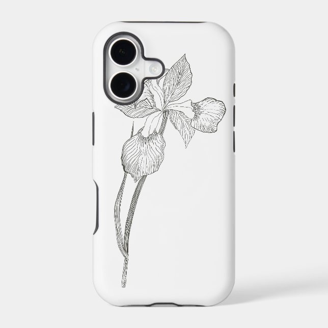 Iris Drawing iphone5 case (Back)