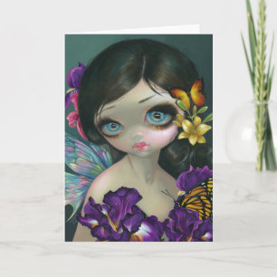 "Iris Enchantment" Greeting Card