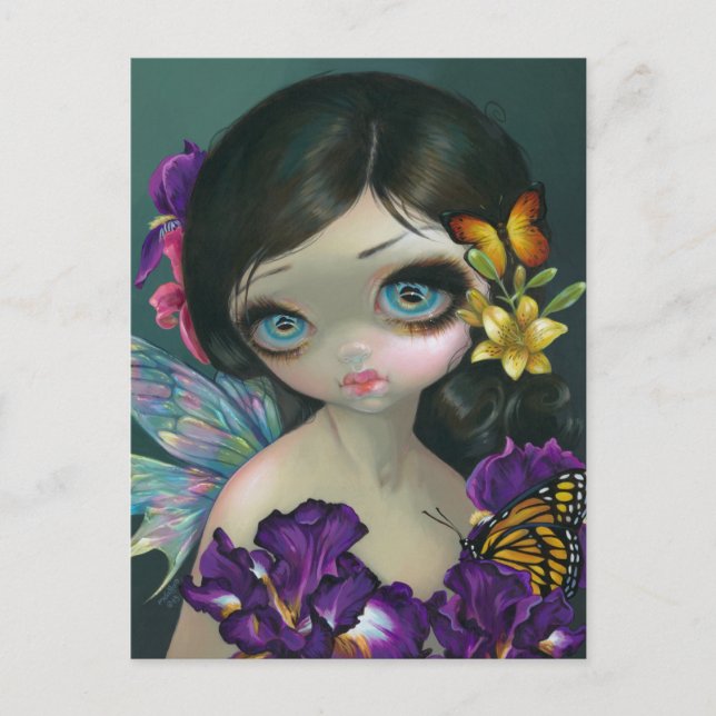 "Iris Enchantment" Postcard (Front)