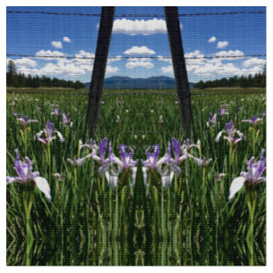 Iris Fields Fabric