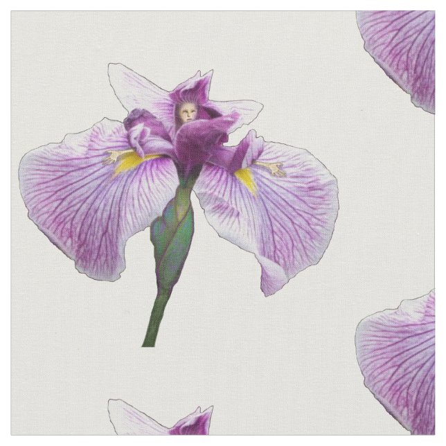 Iris Figure Fabric (Close Up)