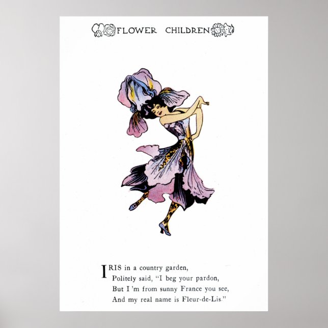 Iris - Fleur-de-Lis Poster (Front)