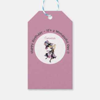 Iris - Fleur-de-Lis Whimsical Flower Party Supply Gift Tags