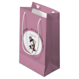 Iris - Fleur-de-Lis Whimsical Flower Party Supply Small Gift Bag
