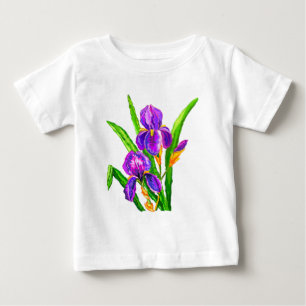 Iris Flower Baby T-Shirt Irises