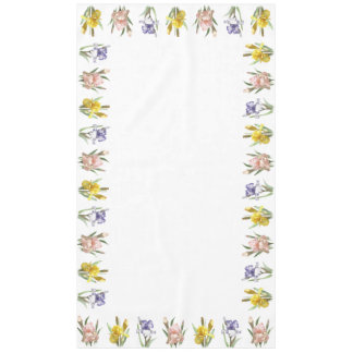 Iris Flower Garden Tablecloth