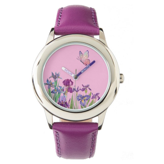 Iris flower girls watch (Front)