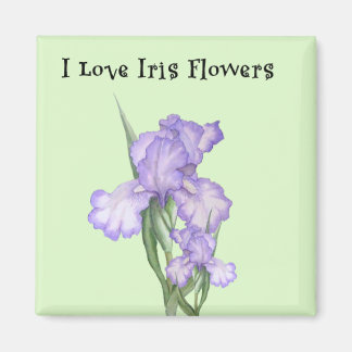 Iris Flower Magnet