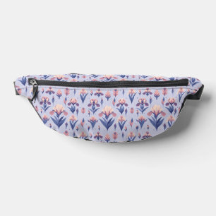 Iris Flower Pattern Bum Bags