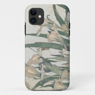 Iris Flowers and Grasshopper, c.1830-31 iPhone 11 Case