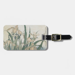 Iris Flowers and Grasshopper, c.1830-31 Luggage Tag
