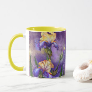Iris Flowers Coffee Mug
