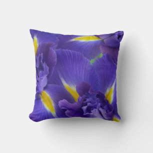 Iris flowers cushion