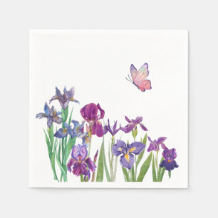 Iris flowers Party  Napkin