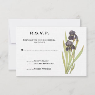 Iris Flowers RSVP