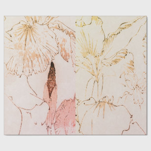 IRIS FLOWERS Wrapping Paper