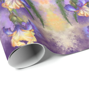 Iris Flowers Wrapping Paper Irises