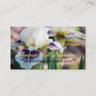 Iris Garden Business Cards