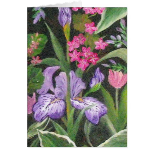 Iris Garden Card (Front)