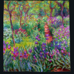 Iris Garden Claude Monet Fine Art Shower Curtain<br><div class="desc">The Iris Garden at Giverny was painted by French Impressionism painter,  Claude Monet,  in 1900 showing his iris flower garden in Giverny,  France.</div>