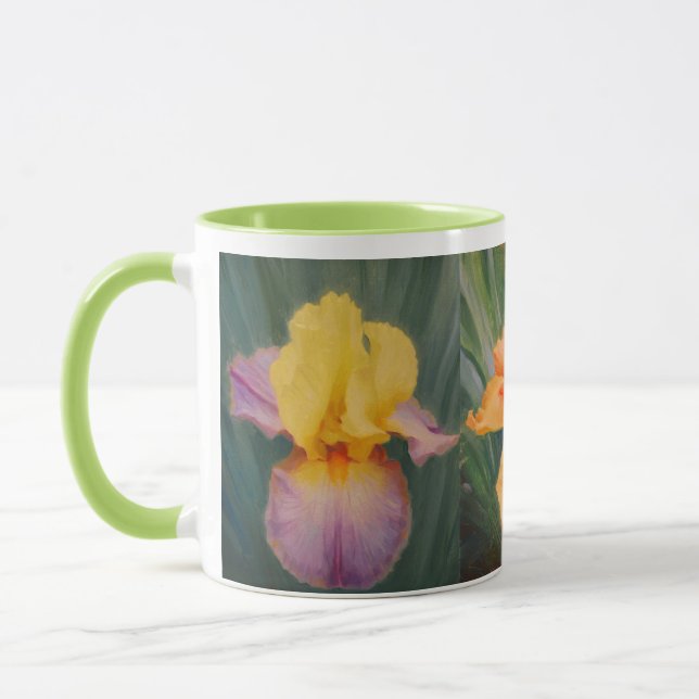 Iris Garden Coffee Mug (Left)