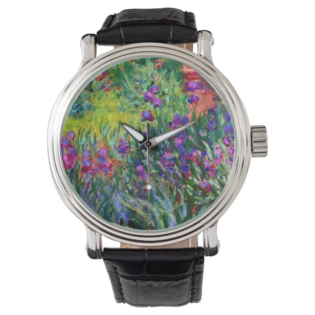 Iris Garden Impressionism Watch (Front)