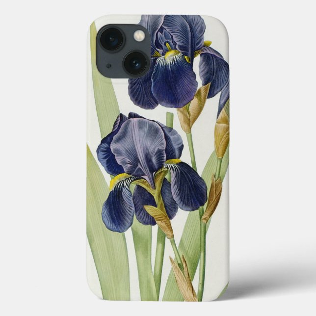 Iris Germanica, from `Les Liliacees', 1805 Case-Mate iPhone Case (Back)