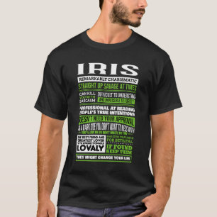 Iris Girl Name Definition T-Shirt