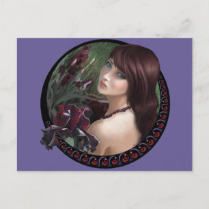 Iris Girl Postcard