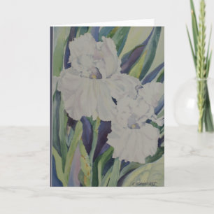 Iris Greeting Card