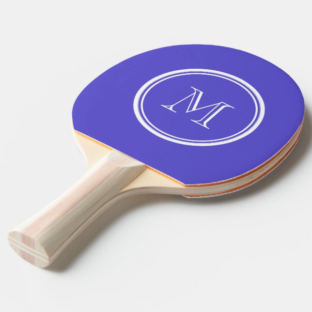 Iris High End Coloured Personalised Ping Pong Paddle (Front Angle)