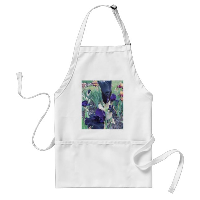 Iris I Was Gardening Standard Apron (Front)