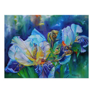 “Iris II” painting by Timothy Orikri Photo Print