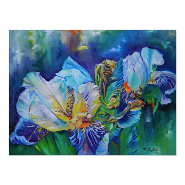 “Iris II” painting by Timothy Orikri Photo Print (Front)