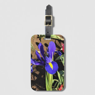 Iris in a Tulip Field, Woodburn, Oregon Luggage Tag