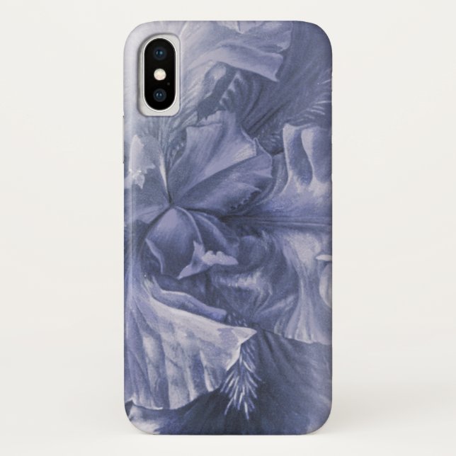 Iris inner beauty silver art iphone case (Back)