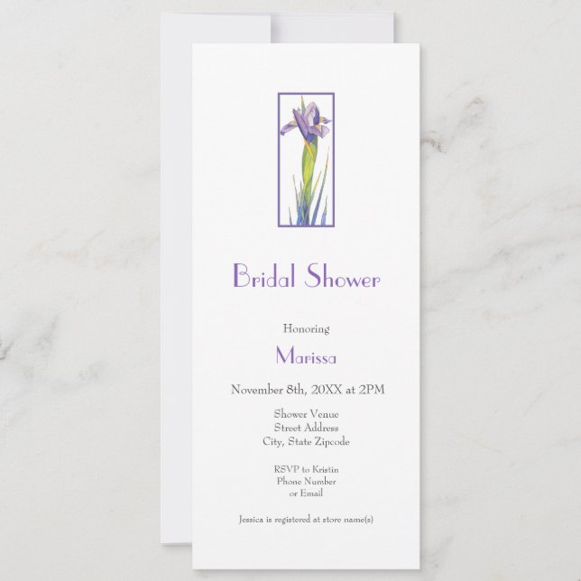 iris invitation (Front)