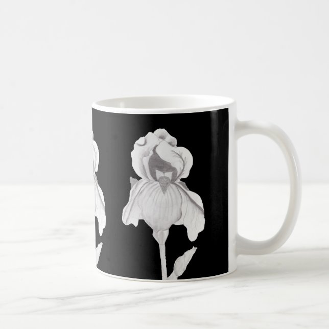 iris, iris, iris coffee mug (Right)