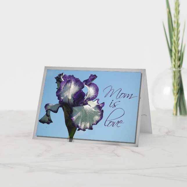 Iris Love Card for Mum (Front)
