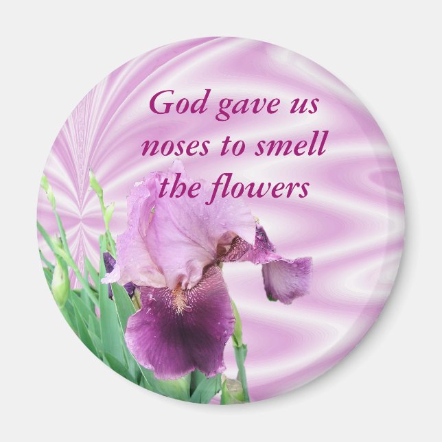 Iris magnet-customise magnet (Front)