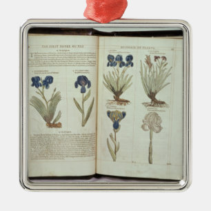 Iris Metal Tree Decoration