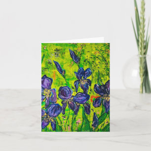 Iris Note Card