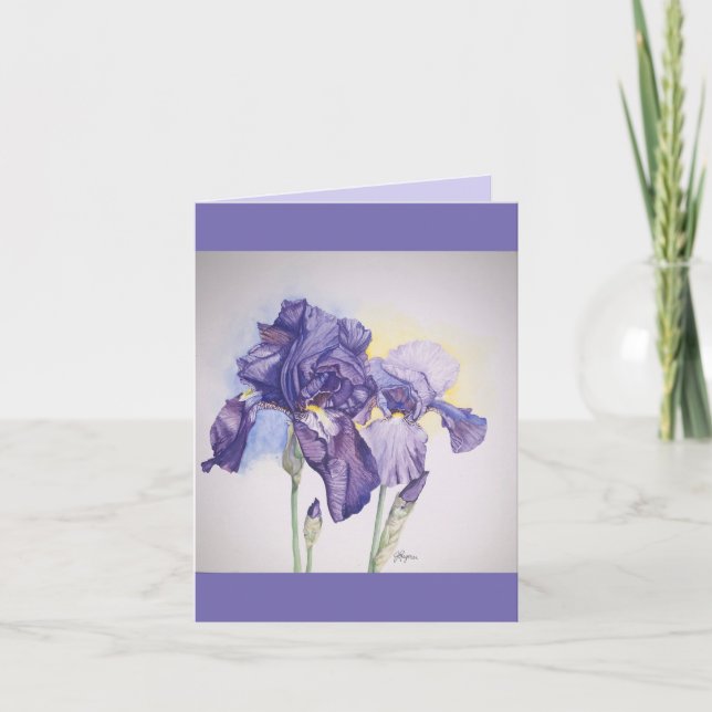 Iris note card (Front)