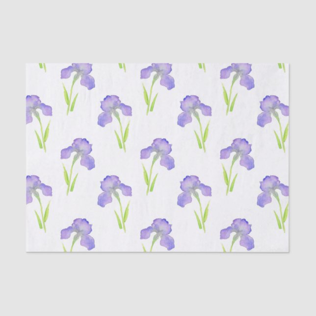 Iris Pattern Tissue Paper (Front)