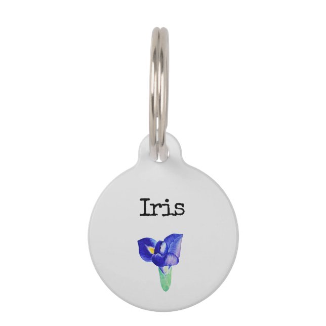 Iris Pet Tag (Front)