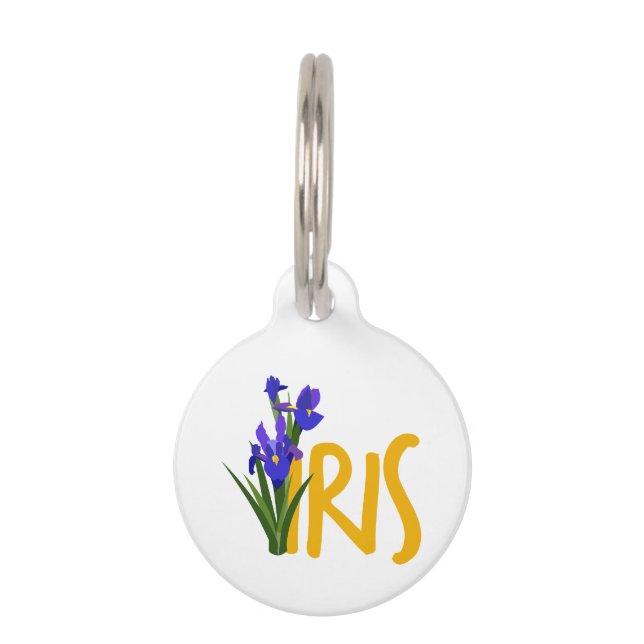 Iris Pet Tag (Front)