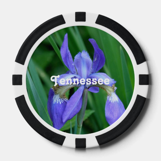 Iris Poker Chips (Front)